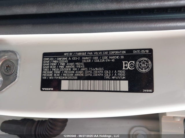 YV4162UK6K2052506 Volvo b4204t (mp)