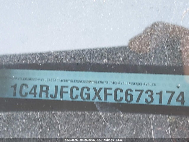 1C4RJFCGXFC673174 Jeep Grand Cherokee