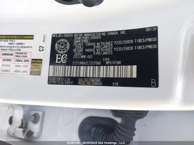 Lexus 2gr-fks 2020 2T2YZMDA7LC257066 Image 9