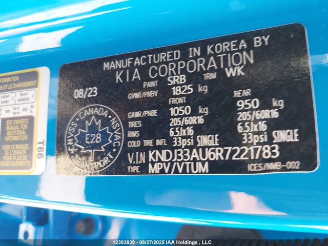 KNDJ33AU6R7221783 KIA Soul