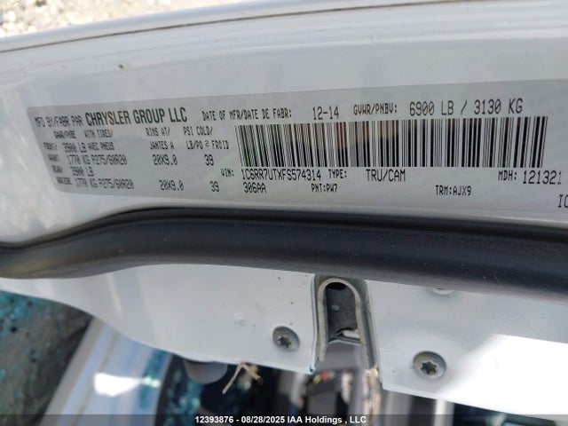 1C6RR7UTXFS574314 RAM 1500 Sport