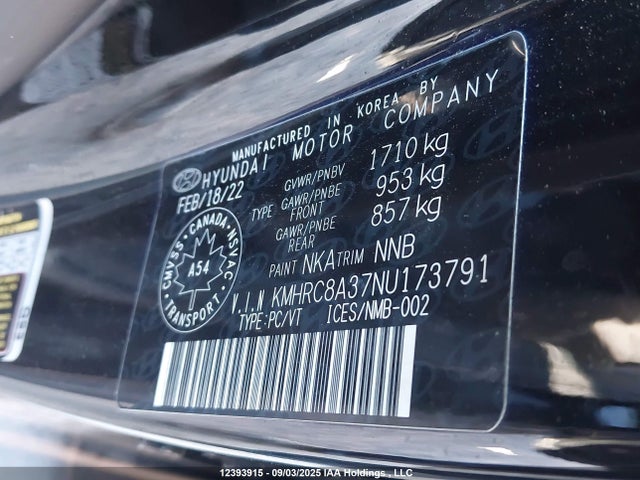 Hyundai gamma ii 2022 KMHRC8A37NU173791 Image 9