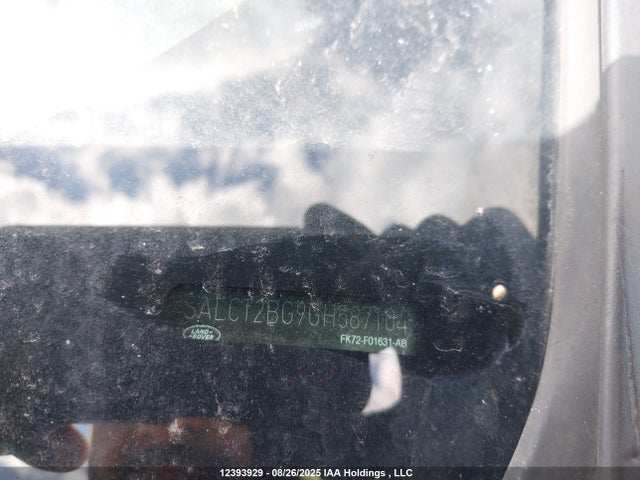 SALCT2BG9GH587104 Land Rover gtdi lev3 sulev30