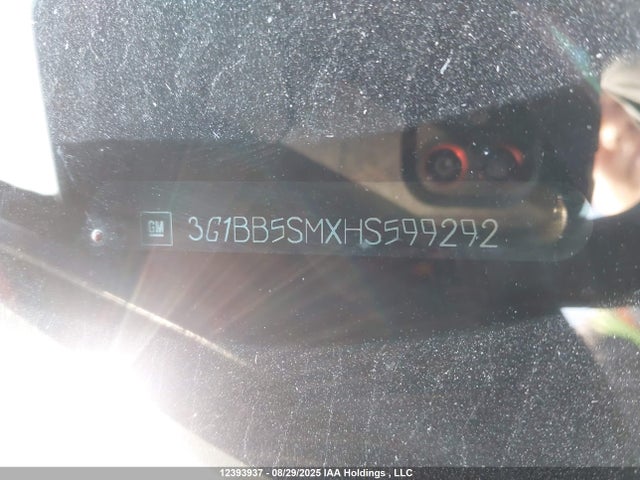 3G1BB5SMXHS599292 Chevrolet le2 -di: direct injection, vvt: variable valve timing, gen, alum
