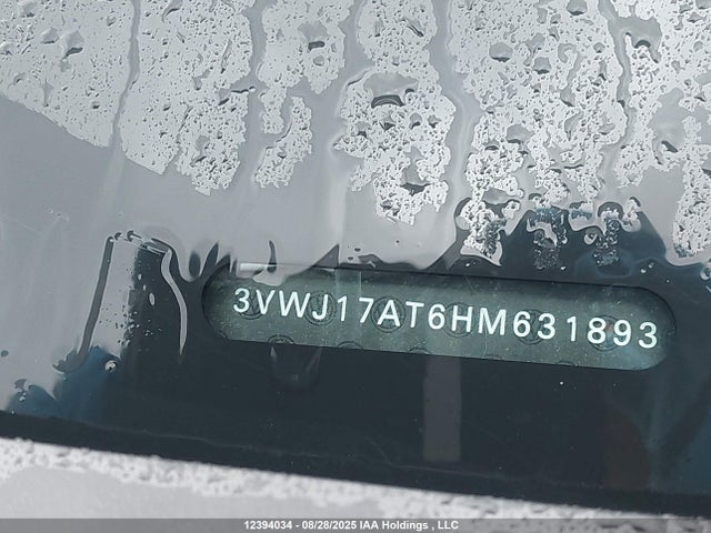 3VWJ17AT6HM631893 Volkswagen 1.8 tsi