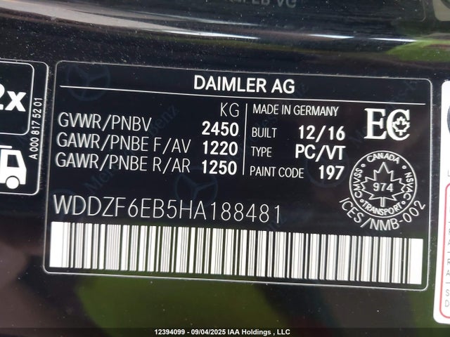 Mercedes-Benz m276 2017 WDDZF6EB5HA188481 Image 19