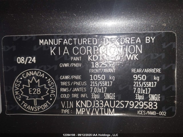 KIA Soul 2025 KNDJ33AU2S7929583 Image 9