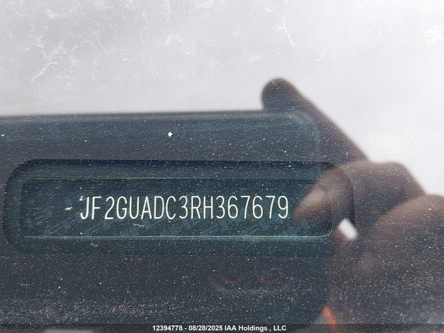 JF2GUADC3RH367679 Subaru na