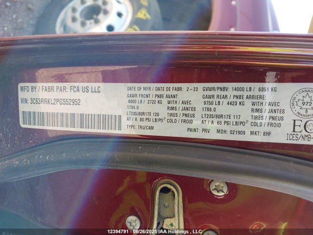 RAM 2023 2023 3C63RRKL2PG552952 Image 9