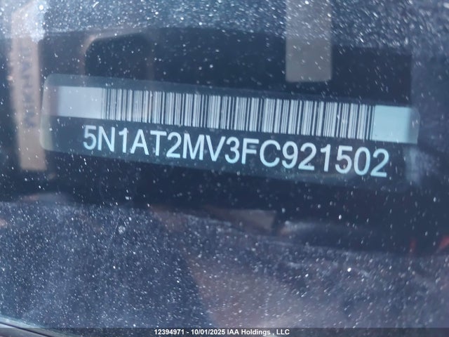 5N1AT2MV3FC921502 Nissan 2015