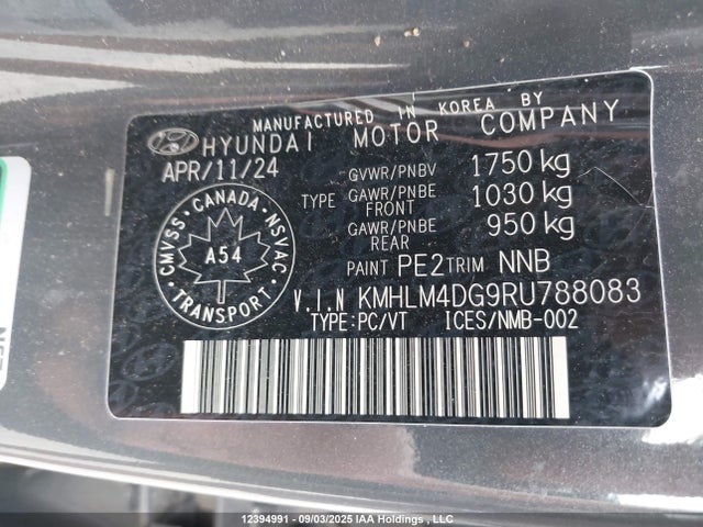Hyundai mpi nu pe 2024 KMHLM4DG9RU788083 Image 18