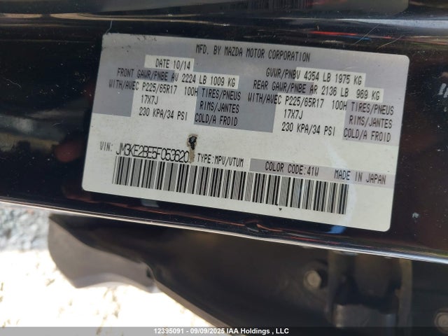 JM3KE2BE5F0536201 Mazda pe