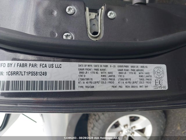 1C6RR7LT1PS581249 RAM 1500
