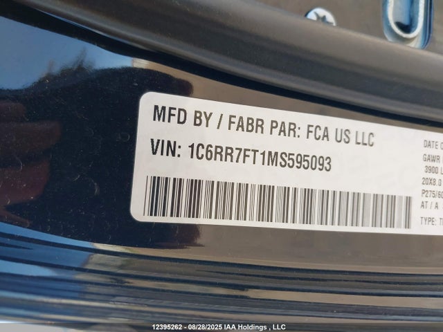 RAM 1500 2021 1C6RR7FT1MS595093 Image 9