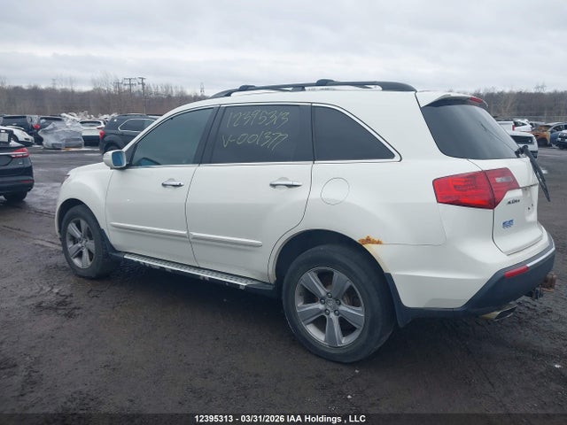 12395313 :رقم المزاد ، 2HNYD2H22CH001377 vin ، 2012 Acura Mdx مزاد بيع