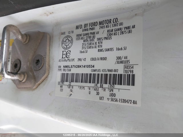 Ford 2019 2019 NM0LS7V28K1410534 Image 9