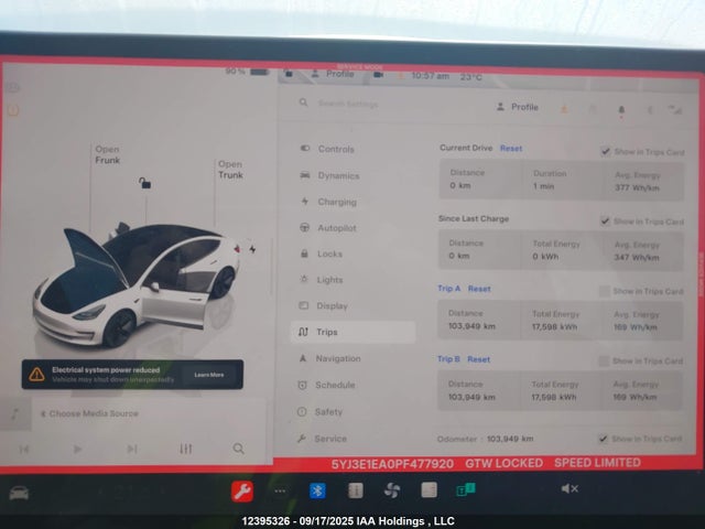 Tesla MODEL 3 2023 5YJ3E1EA0PF477920 Image 7