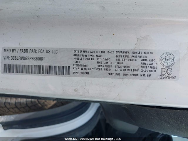 3C6LRVDG2PE530681 RAM Promaster 2500