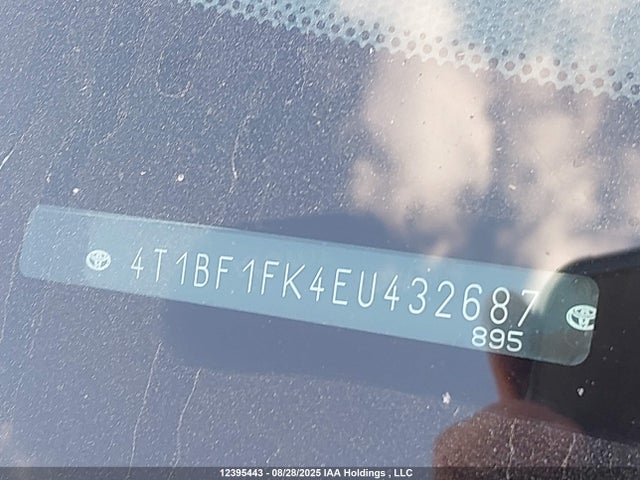 Toyota 2ar-fe 2014 4T1BF1FK4EU432687 Image 9