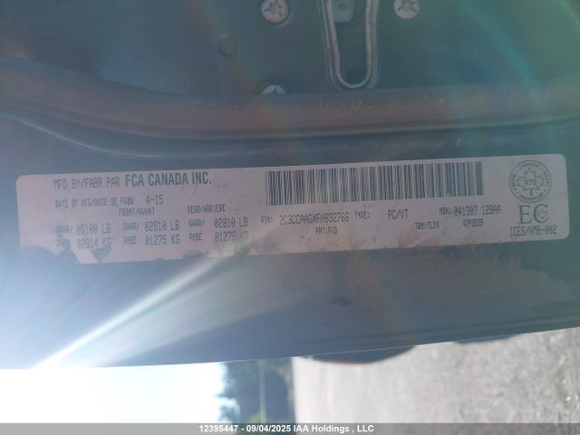 2C3CCAAGXFH832766 Chrysler 300 Limited