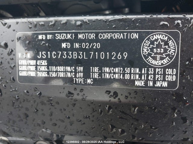 JS1C733B3L7101269 Suzuki P513-
