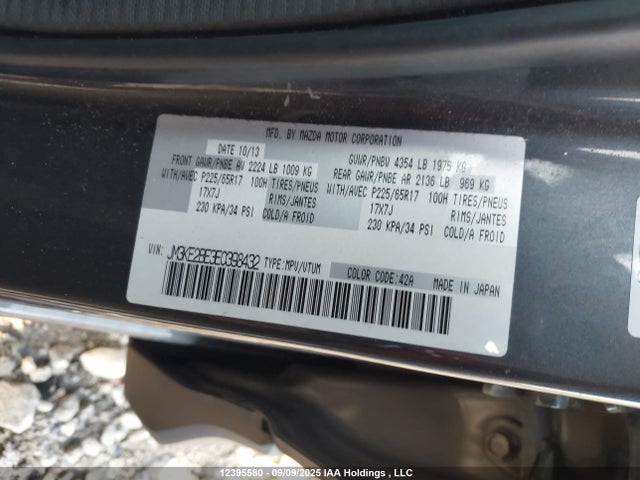 JM3KE2BE3E0398432 Mazda pe