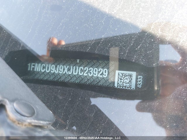 1FMCU9J9XJUC23929 Ford 2018