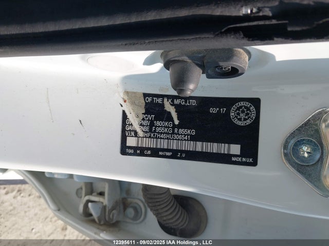 Honda l15ba 2017 SHHFK7H46HU306541 Image 18