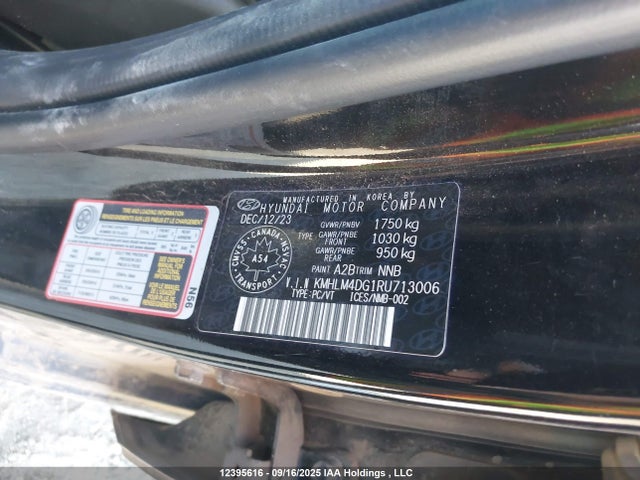 KMHLM4DG1RU713006 Hyundai mpi nu pe