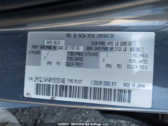 JM1GL1WY4M1616146 Mazda py turbo