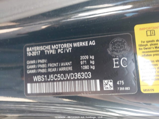WBS1J5C50JVD36303 BMW M2