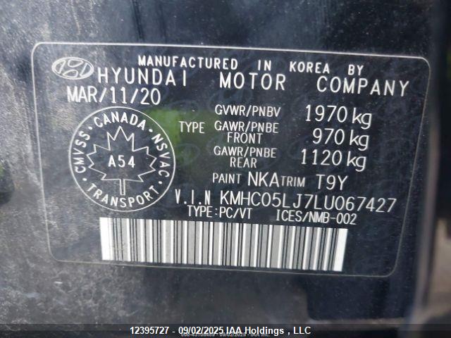 KMHC05LJ7LU067427 Hyundai 2020