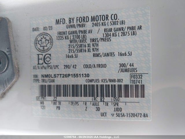 Ford gdi 2023 NM0LS7T26P1551130 Image 19