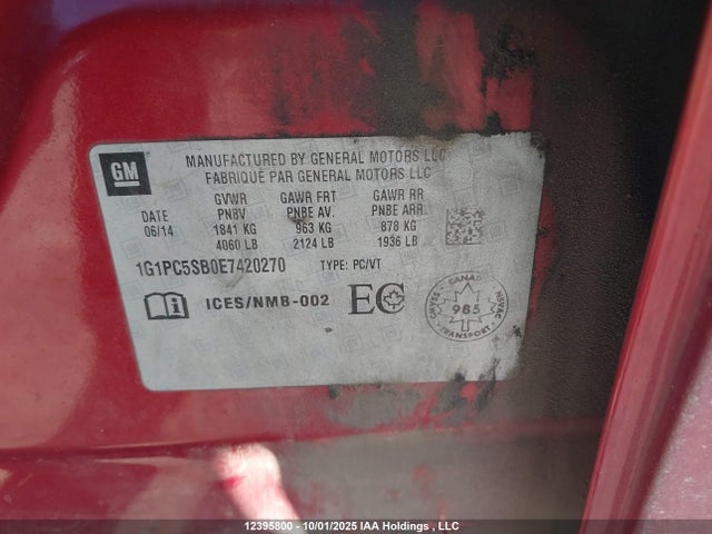 1G1PC5SB0E7420270 Chevrolet LUV