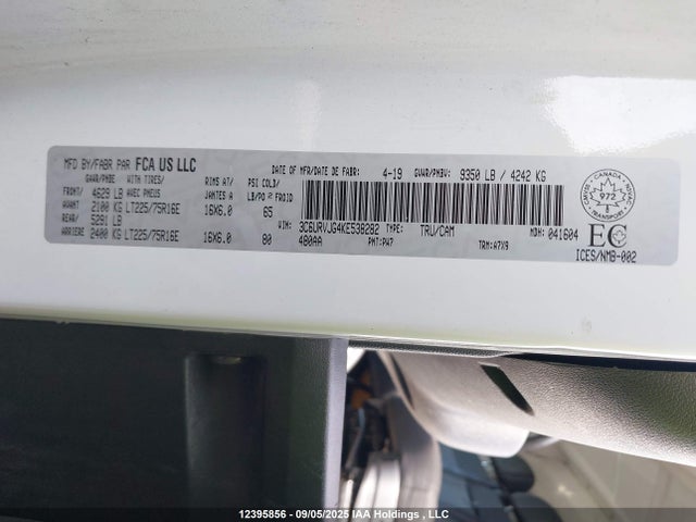 3C6URVJG4KE538282 RAM Promaster 3500
