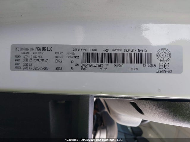 3C6URVJG4KE538282 RAM Promaster 3500