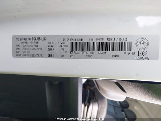 3C6URVJG4KE538282 RAM Promaster 3500
