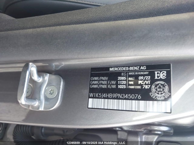 W1K5J4HB9PN345076 Mercedes-Benz m260