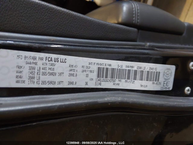 1C4RDJDG3GC437587 Dodge 2016