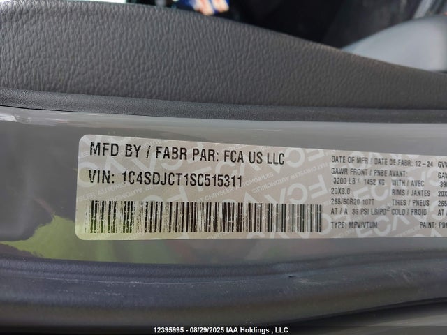 Dodge Durango 2025 1C4SDJCT1SC515311 Image 9