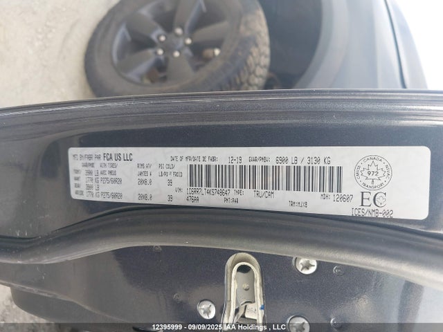1C6RR7LT4KS748647 RAM 2019