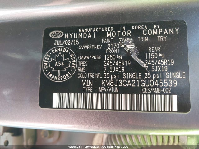 Hyundai Tucson 2016 KM8J3CA21GU045539 Image 17
