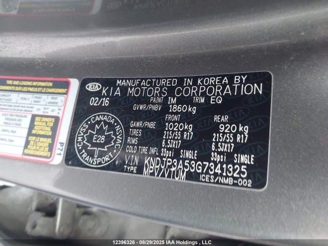 KIA dohc gdi nu 2016 KNDJP3A53G7341325 Image 18