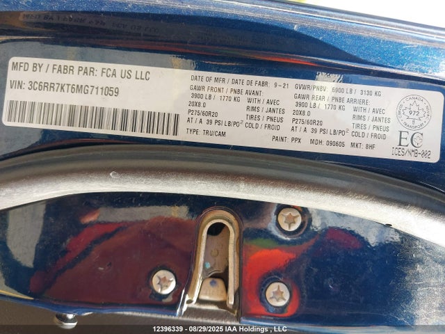 RAM 1500 2021 3C6RR7KT6MG711059 Image 18