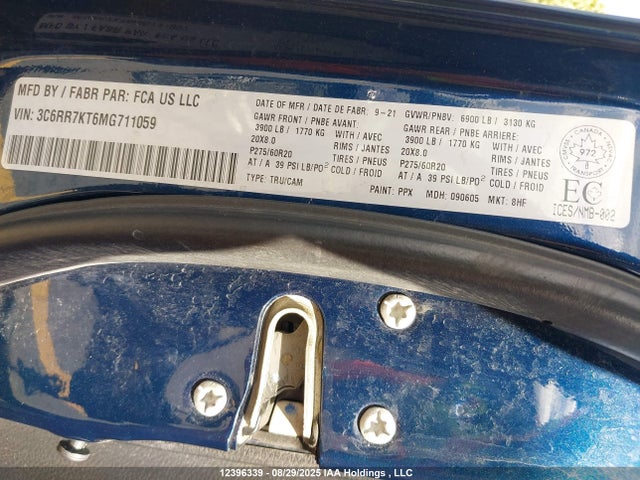 RAM 1500 2021 3C6RR7KT6MG711059 Image 9