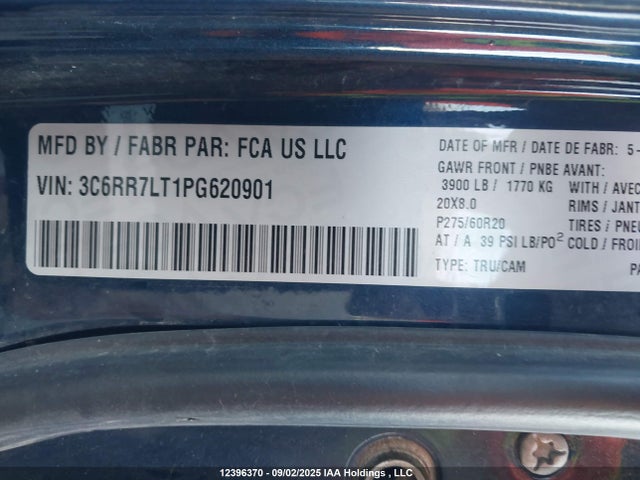 RAM 1500 2023 3C6RR7LT1PG620901 Image 9