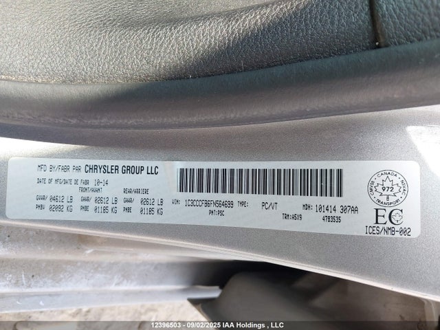 1C3CCCFB6FN564699 Chrysler 200