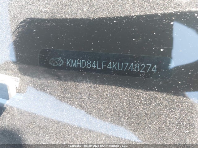 KMHD84LF4KU748274 Hyundai mpi nu
