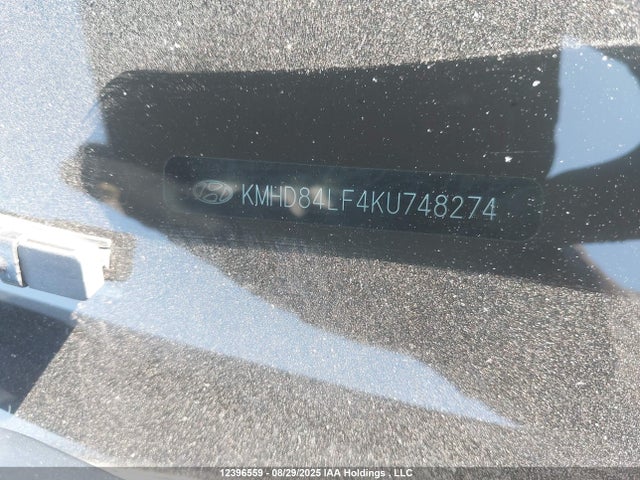 KMHD84LF4KU748274 Hyundai mpi nu