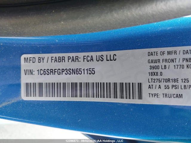 RAM 2025 2025 1C6SRFGP3SN651155 Image 9